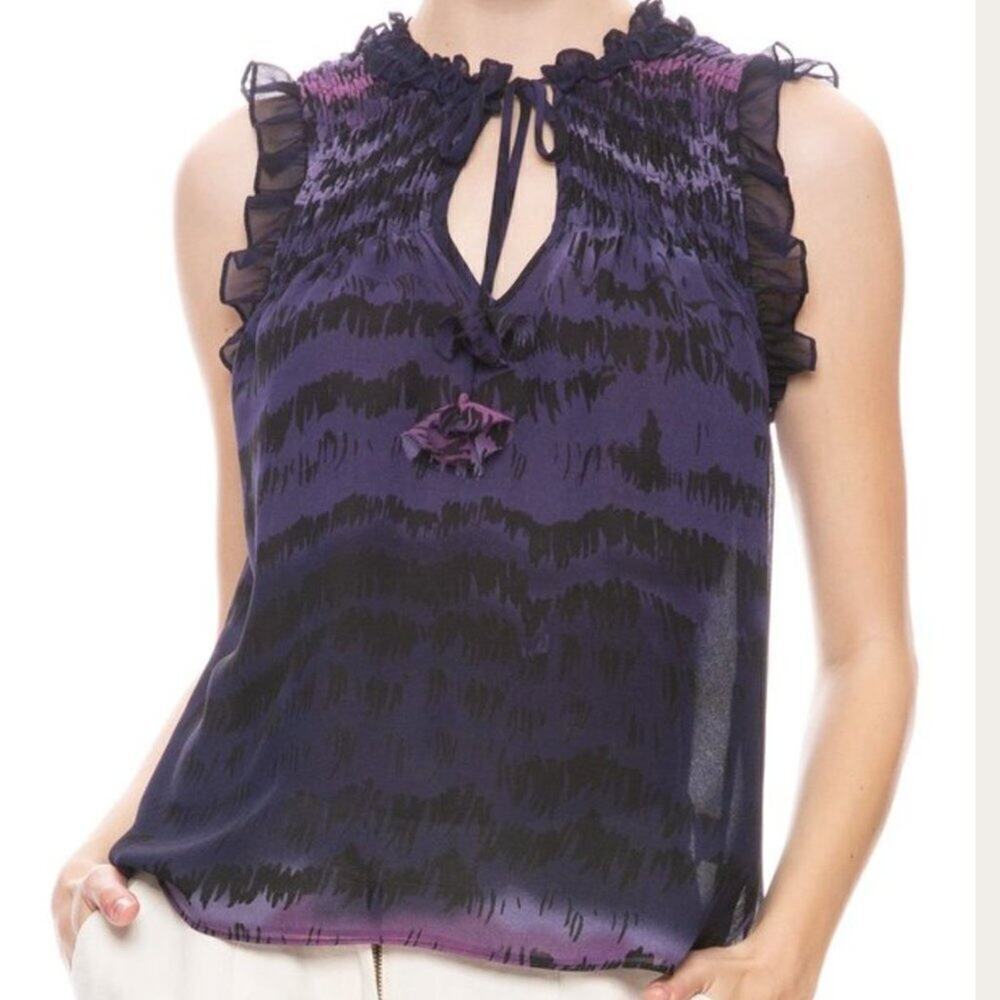 MISA Darcy Ombre Animal Print Top - Picture 4 of 16